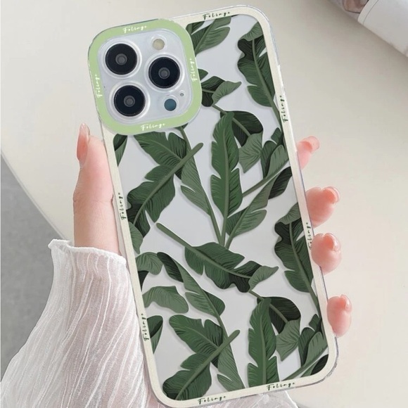 ⚠️Clearance iPhone 14 Pro Leaf Pattern Phone Case - Picture 4 of 4